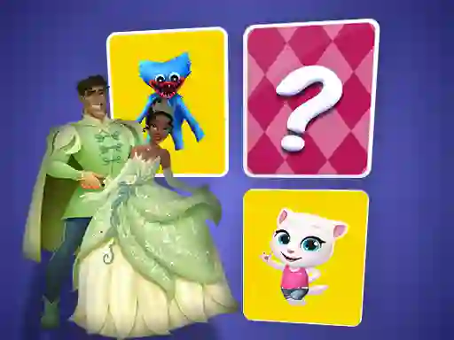 Joc The Princess and the Frog Memory Card Match on-line