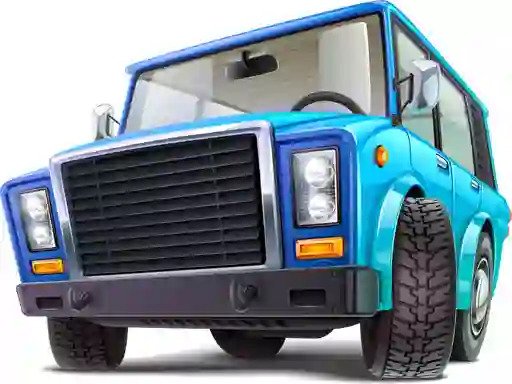 Joc Cartoon Trucks Puzzle on-line