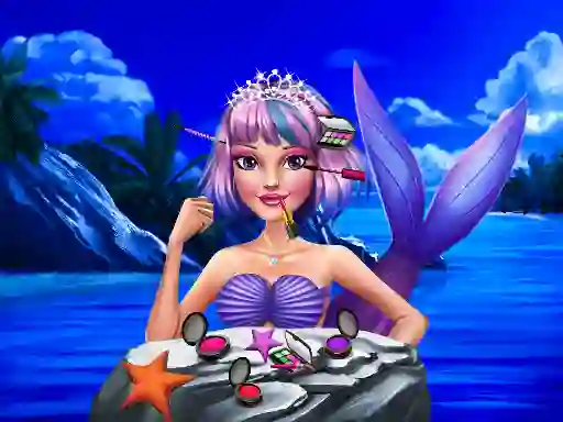 Joc Mermaid Princess New Makeup on-line