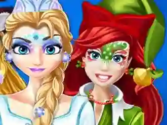 Joc Christmas Face Painting on-line