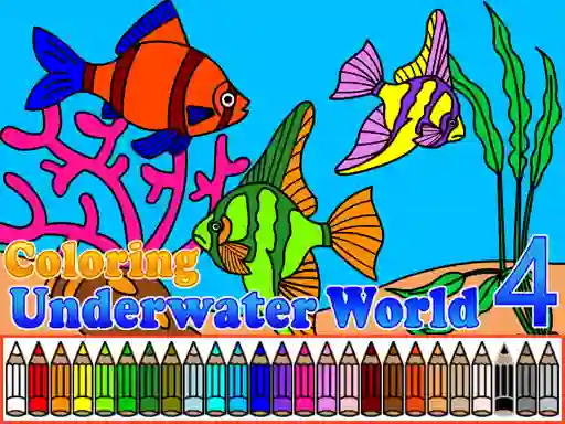 Joc Coloring Underwater World 4 on-line