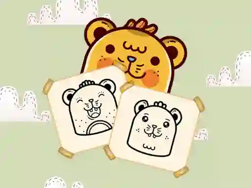 Joc Happy Hamster Coloring on-line