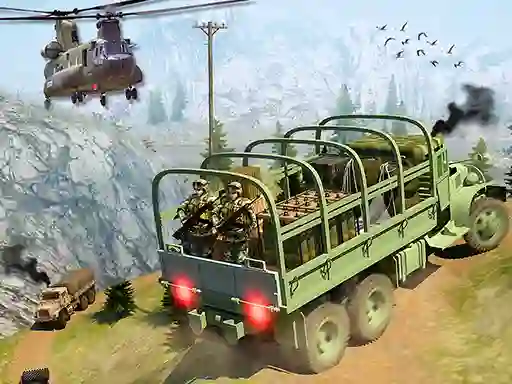 Joc Army Cargo Transport Driving on-line