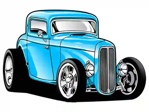 Joc Hot Rod Coloring on-line