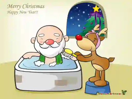Joc Funny Christmas Puzzle on-line