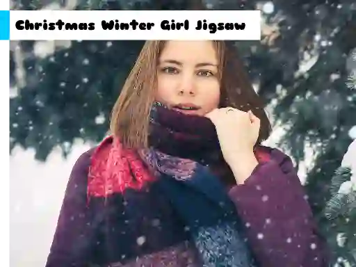 Joc Christmas Winter Girl Jigsaw on-line