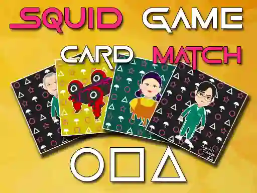 Joc Squid Game Memory Card Match on-line