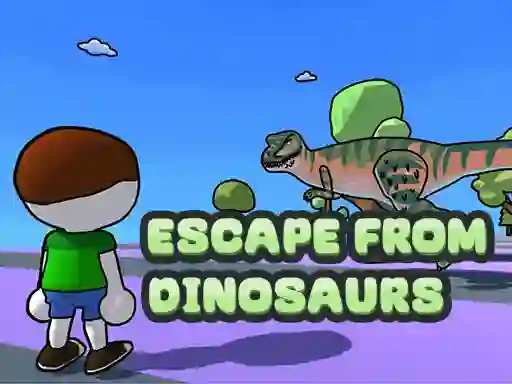 Joc Escape From Dinosaurs on-line