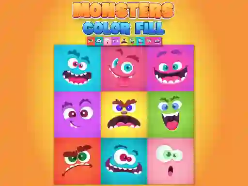 Joc Monsters Color Fill on-line
