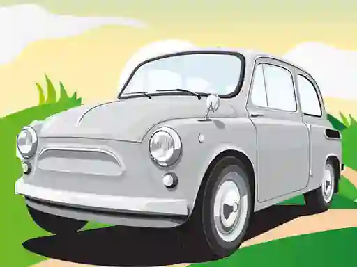 Joc Vintage German Cars Jigsaw on-line