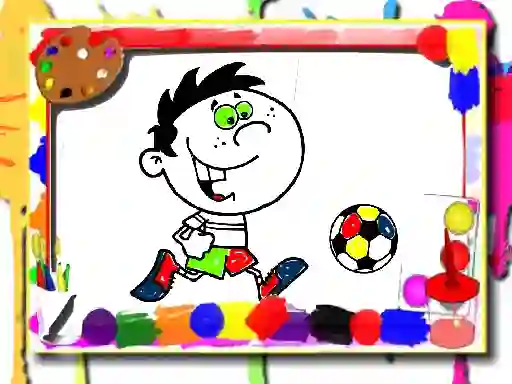 Joc Football Coloring Time on-line