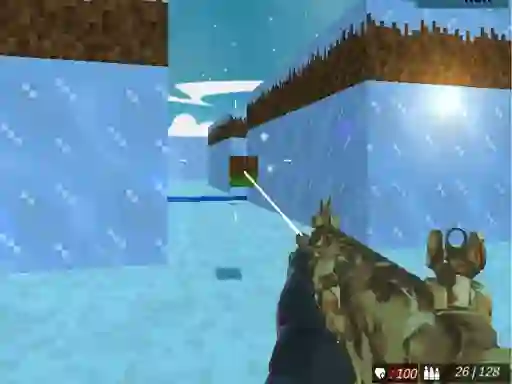 Joc Blocky Swat Shooting Iceworld Multiplayer on-line