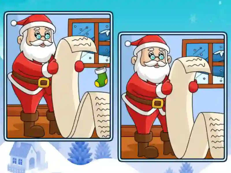Joc Christmas Spot the Difference on-line