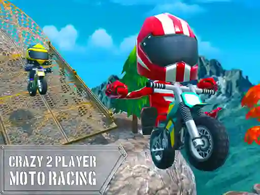 Joc Crazy 2 Player Moto Racing on-line