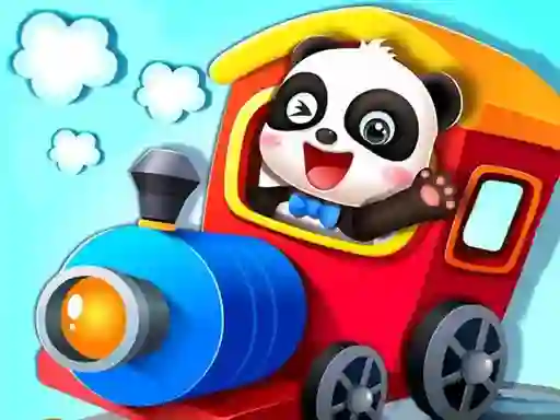 Joc Baby Panda Train Driver on-line