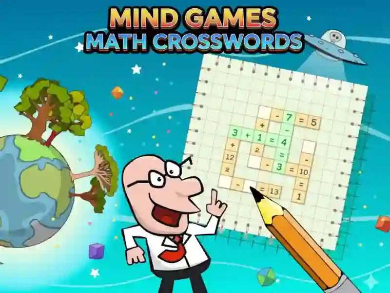 Joc Mind Games Math Crosswords on-line