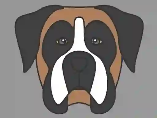 Joc Doggy Face Coloring on-line