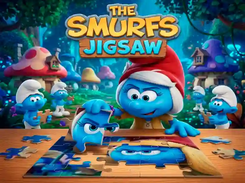 Joc The Smurfs Jigsaw on-line