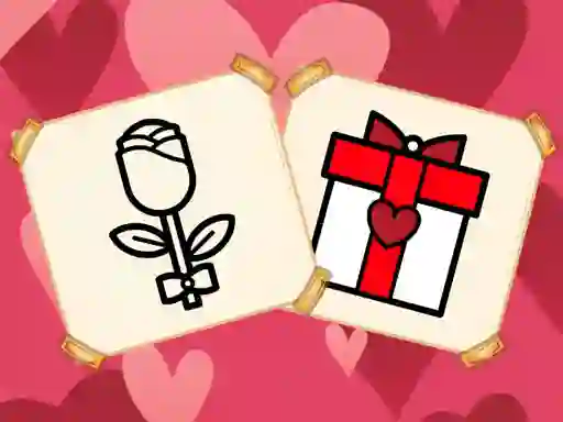 Joc Valentine Present Coloring on-line