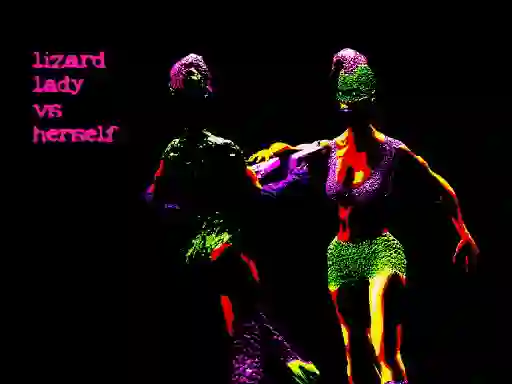 Joc Lizard Lady vs Herself on-line