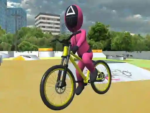 Joc Squid Gamer BMX Freestyle on-line