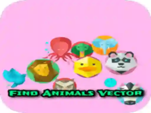 Joc Find Animals Vector on-line