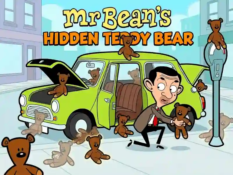 Joc Mr Bean Car Hidden Teddy Bear on-line