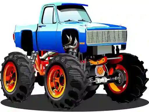 Joc Monster Truck Puzzle on-line