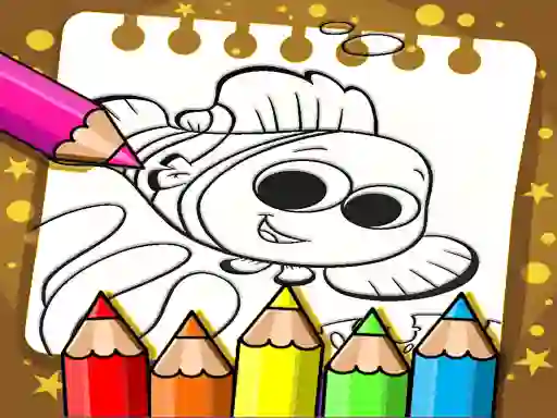 Joc Finding Nemo Color Book on-line
