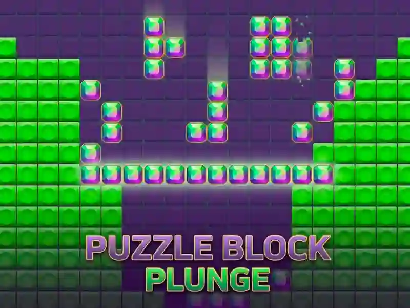 Joc Puzzle Block Plunge on-line