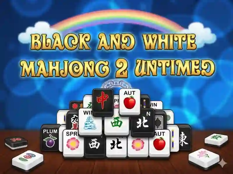 Joc Mahjong Black White 2 Untimed on-line
