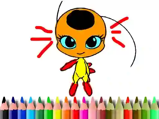 Joc Back To School: Dotted Girl Coloring on-line
