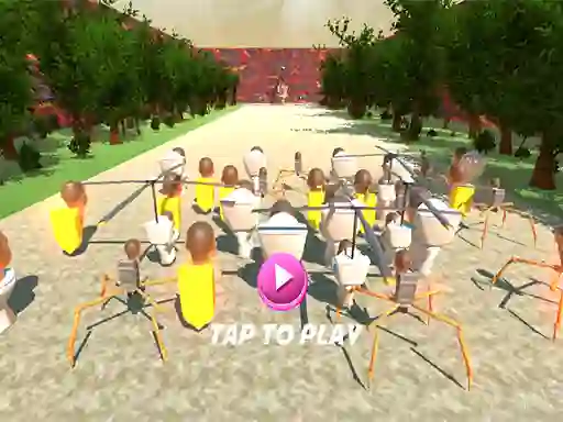 Joc SQUID TOILET 3D on-line
