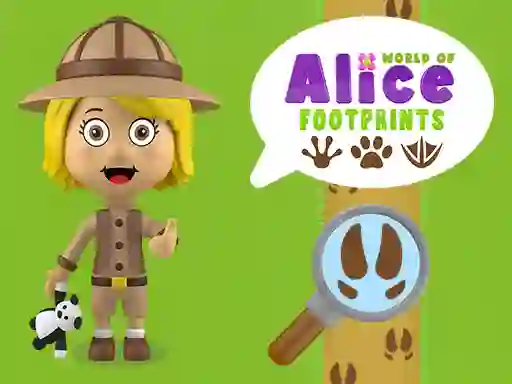 Joc World of Alice Footprints on-line