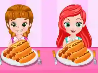 Joc Princess Hotdog Eating Contest on-line