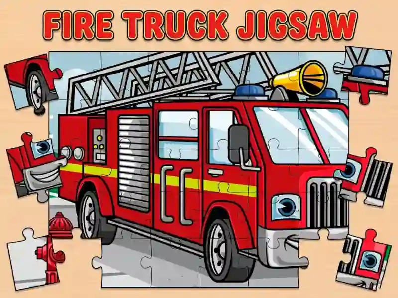 Joc Fire Truck Jigsaw on-line