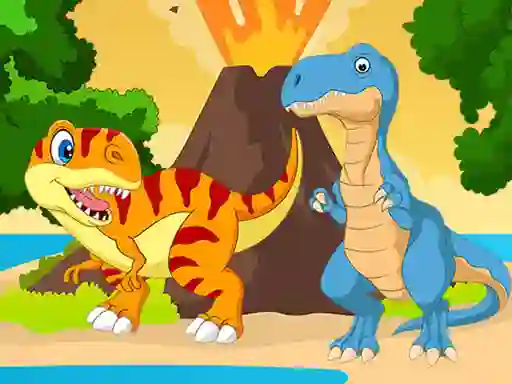 Joc Dino Jigsaw on-line