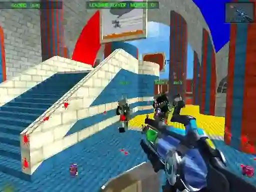 Joc Blocky Gun Paintball 3 on-line