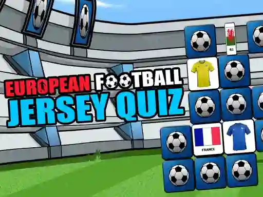 Joc European Football Jersey Quiz on-line