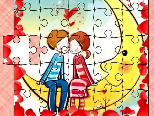 Joc Loving Couple Jigsaw on-line