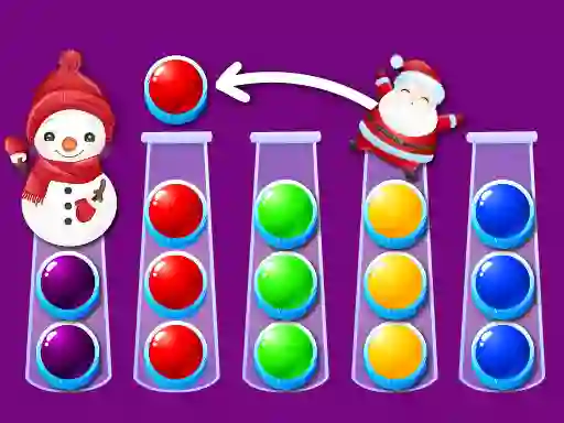 Joc Ball Sort Xmas on-line