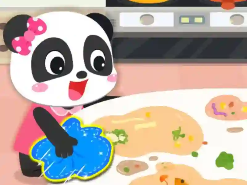Joc Baby Panda Cleanup on-line