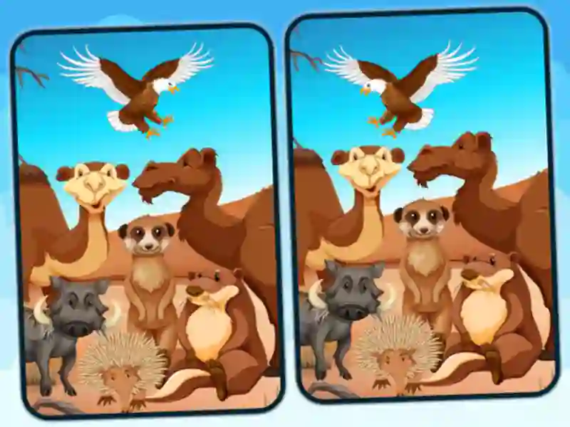 Joc Spot 5 Differences Deserts on-line