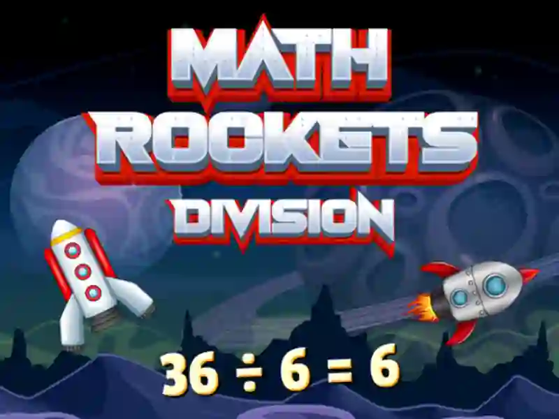 Joc Math Rockets Division on-line