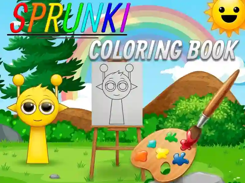 Joc Sprunki Coloring Book on-line
