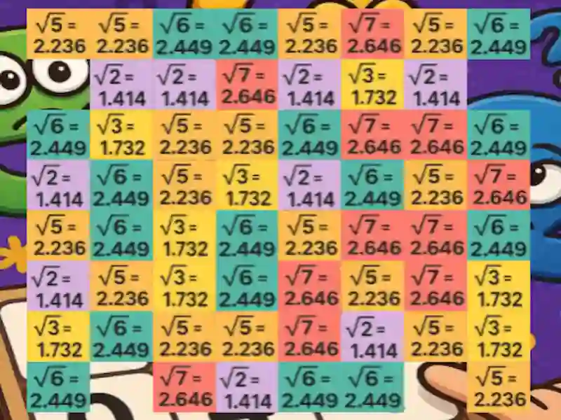 Joc Tricky Square Roots on-line