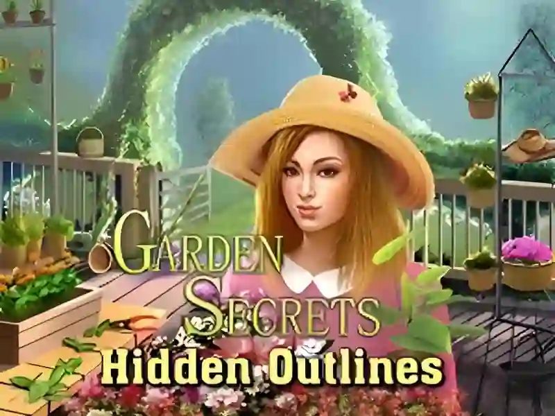 Joc Garden Secrets Hidden Objects by Outline on-line