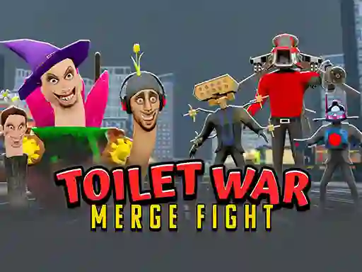 Joc Toilet War: Merge Skibidi on-line