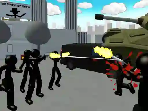 Joc Stickman City Shooting 3d on-line