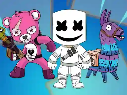 Joc Battle Royale Coloring Book on-line